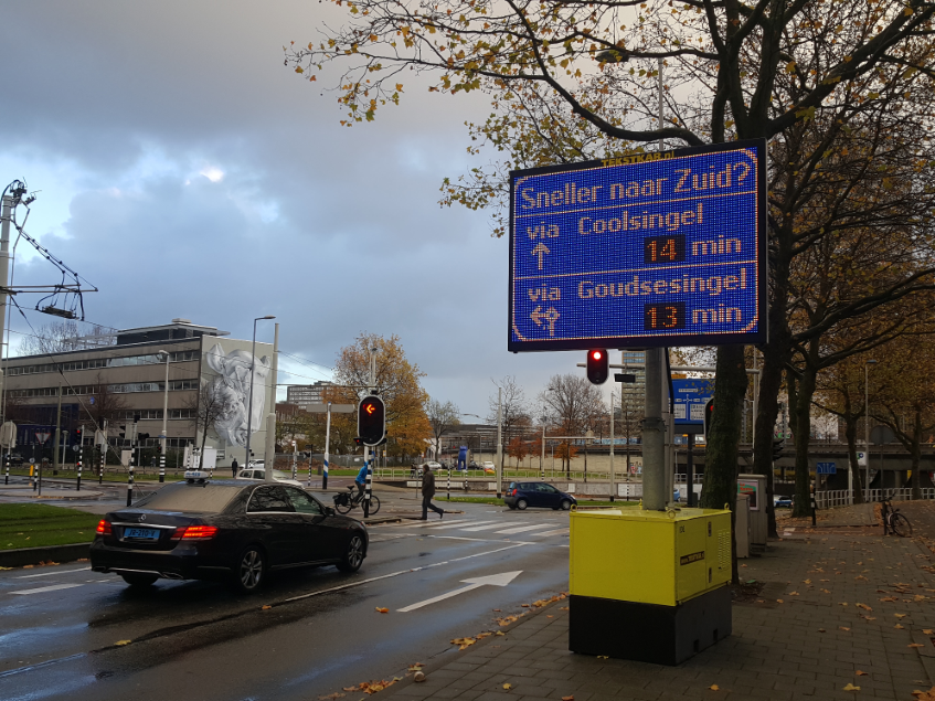 Reistijdinformatie in Rotterdam